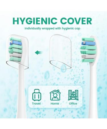 10 Pack Soft Electric Toothbrush Replacement Heads Compatible with Philips Sonicare 2 Series ProtectiveClean DailyClean Plaque Control Gum 4100 5100 C2 G2 W - Buy Online on GoSupps.com