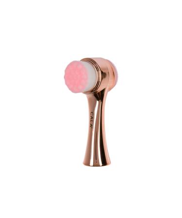 Cala Dual-action rose gold facial cleansing brush - Buy Online on GoSupps.com