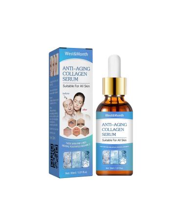 Collagen Anti-Wrinkle Essence Anti-Aging Fading Fine Lines Hydrating Moisturizing Firming Skin Essence 30ml