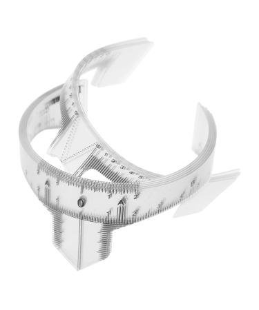 BIUDECO 10pcs Eyebrow Design Ruler Brow Ruler Sticker Eyebrow Tracer Measuring Ruler White Cosmetic Plastic