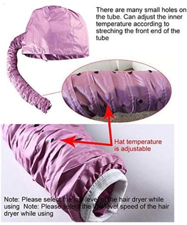 Foldable Hair Dryer Cap - Portable Salon Hair Drying Cap for Heat Treatment and Hair Care - Beauty Spa Steamer Hat - Buy Online on GoSupps.com