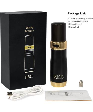 PELCAS Cordless Airbrush Professional Makeup Kit - Rechargeable Mini Airbrush Gun for Face and SPA 35ML - Buy Online on GoSupps.com