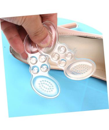 Mobestech Anti-Drop Heel Pad Stickers - 4 Pairs Transparent Soft Gel Sole Protectors for Thin Feet - Keep Your Heels Safe & Secure - Buy Online on GoSupps.com