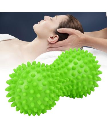 Buy Green Spiky Massage Ball | Durable & Portable Fascia Muscle Relaxation | Stress Relief Reflex Zone Ball - Buy Online on GoSupps.com
