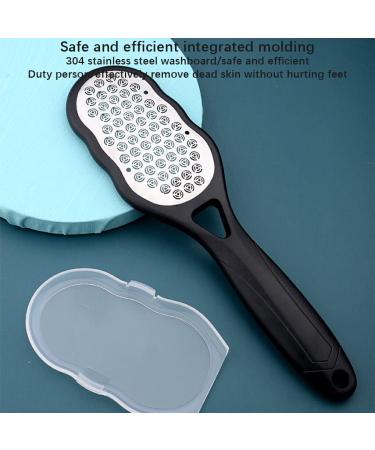 dijiusidy Skin Scraper Scrapping Tool Foot Grater ABS Stainless Steel Compact Size Handily Gripped Simple Operation Safety White - Buy Online on GoSupps.com