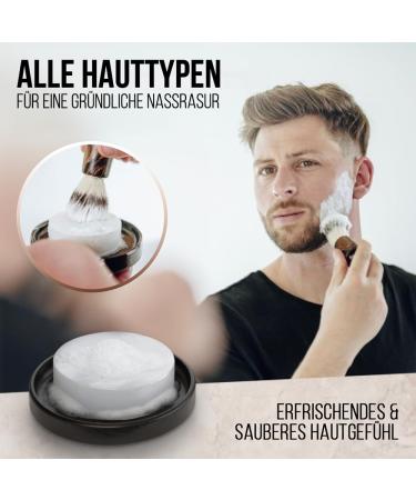 Buy Barbear Luxury Shaving Soap 100g | Vegan Razor Cream Alternative | Handmade Dense Foam Formula (Ocean) - Buy Online on GoSupps.com