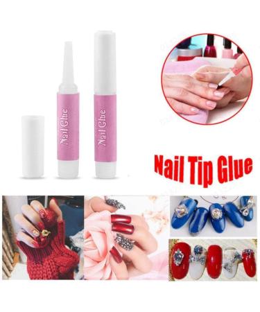 10 Pcs Mini Beauty Nail Art Glue Professional Long Lasting Nail Glue Acrylic False Nail Glue Nail Accessories for Rhinestones - Buy Online on GoSupps.com