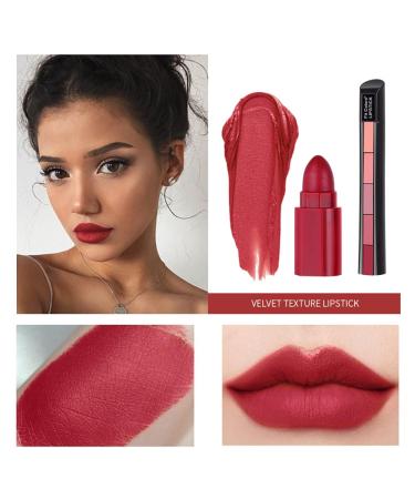Dulele 10 Colors Matte Lipstick Set - Long Lasting Waterproof Red Lipstick Makeup Kit - Buy Online on GoSupps.com