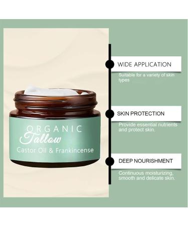  Generisch Beef Skin Care 142ml Grass-Fed Cattle Sebum with Frankincense Oil and Castor Oil for Skin Beef Tallow Frankincense Castor Oil to Moisturize Skin - Buy Online on GoSupps.com