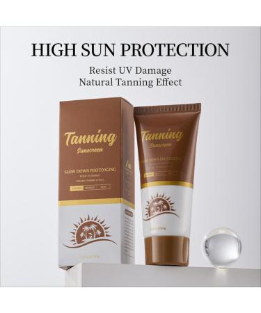Zynewa Selftanning cream 60 g UV sunscreen for a radiant tan light texture nongreasy for a natural tan and supple skin - Buy Online on GoSupps.com