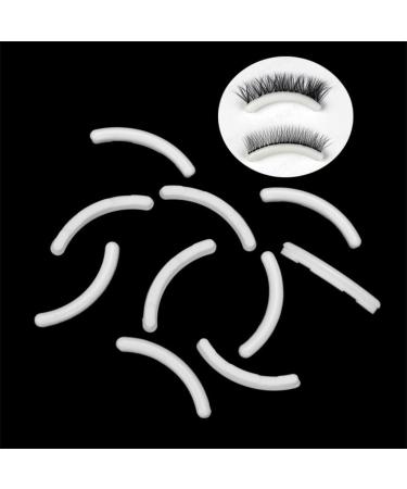 Pack of 10 Women's Colored Replacement Rubber Pads for Eyelash Curler - White Eyelash Shaper Pads | International Shipping - Buy Online on GoSupps.com