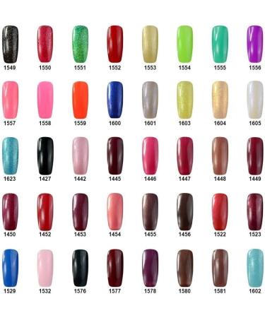 Vishine 8ml Gelpolish Lacquer Shiny Color Soak Off UV LED Gel Nail Polish Manicure Glitter White #1547 1547-8ml - Buy Online on GoSupps.com