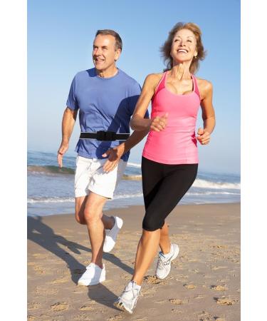 Breathable Insulin Pump Belt | Adjustable Diabetic Running Holder for Men & Women - Black - Buy Online on GoSupps.com