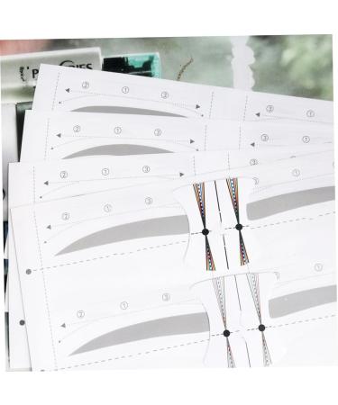 Beavorty 24 Pcs 48 Easy Eyebrow Stencil Eyebrow Shaping Stencils Eyebrow Makeup Tools Card - Buy Online on GoSupps.com