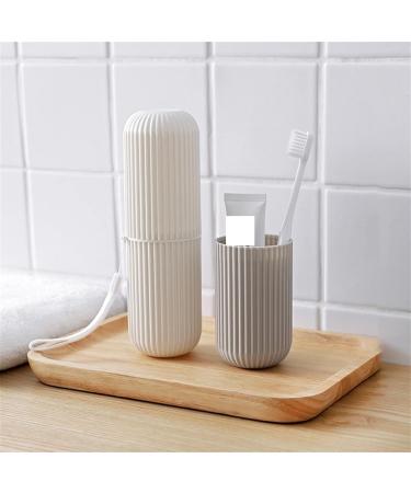 Buy DIGJOBK Travel Toothbrush Mug Set - Portable Raccoon Toothbrush Box & Cup - Green Toothbrush & Toothpaste Storage - Buy Online on GoSupps.com