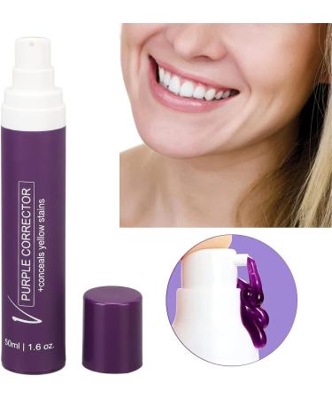 Verdant Touch Violet Color Correcting Toothpaste 50ml Gentle Deep Clean Stain Removal Sensitive Teeth Whitening Color Correcting - Buy Online on GoSupps.com