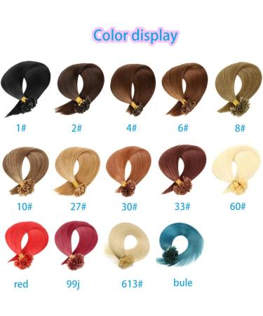 Saisifen Keratin Nail Tip Hair Extensions for Women 613# Bleach blonde Real Human Hair U-tip Hair Extension 50g 100 Strands 16 Inch(40cm) 16 inches (40cm) 613# bleach blonde - Buy Online on GoSupps.com