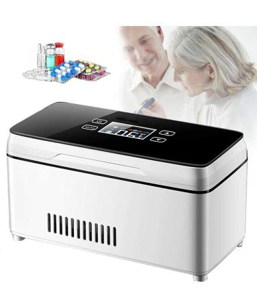 Insulin Refrigerator Medicine Cooler with Advanced Temperature Control Portable Home Travel Box for Medicine Cooler 2 Battery