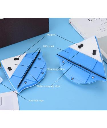Outside Magnetic Window Cleaner Window Cleaner Magnetic Window Cleaner Home Double Sided Glass Wiper Window Cleaner Tool for High Window Thickness 0.3"-1.2" Shower Window Squeegee - Buy Online on GoSupps.com