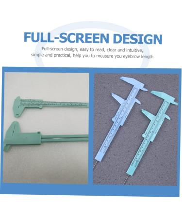 FOMIYES 5pcs Eyebrow Measuring Ruler Make up Kit Plumbing Tools Eyebrow Ruler Student Face Plastic Ruler - Buy Online on GoSupps.com