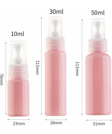 TIANZD 12 Pieces 10ml 0.3 oz Lightproof Pink Spray Bottles Plastic Fine Mist Spray Bottles Refillable Bottle for Cosmetic Perfume Cleaning Travel with 1x Funnels Pink 10ml - Buy Online on GoSupps.com