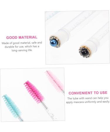 Beatifufu 20sets Mascara Wand Tube Travel Mascara Makeup Tool Empty Artificial Fiber Applicator Eyelash - Buy Online on GoSupps.com