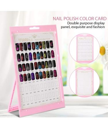 Nail Gel Display & Nail Polish Color Card for Beauty Salon & Home Use - Organize Your Nail Polish Collection - Buy Online on GoSupps.com
