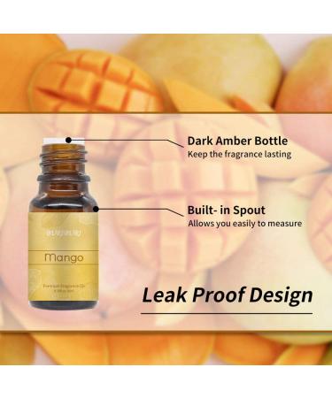 Premium Grade BURIBURI Mango Essential Oil - 10ml Scented Oil for Diffusers & Candle Making - Buy Online on GoSupps.com