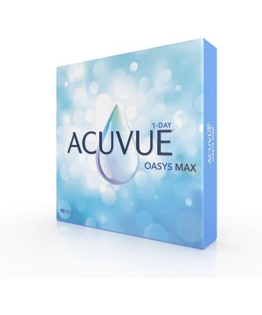 Acuvue Oasys Max 1-Day Lenses - Daily Contacts for Dry Eyes -6.50 DPT UV Protection Comfort Fit - Buy Online on GoSupps.com