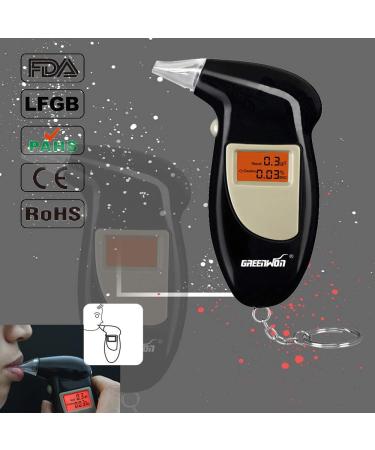 GREENWON Breathalyzer Keychain - Digital Alcohol Tester with Audible Alert and LCD Display - Portable & Reliable for Personal Use - Buy Online on GoSupps.com