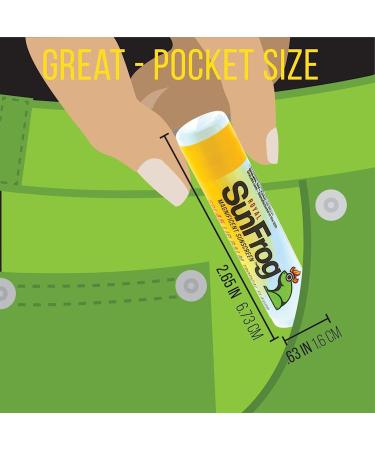 Royal SunFrog Tropical Lip Balm with SPF 45 - 2-Pack for Sun Protection, Soothing & Moisturizing with Vitamin E and Sunscreen (0.15oz/4.25g) - Buy Online on GoSupps.com