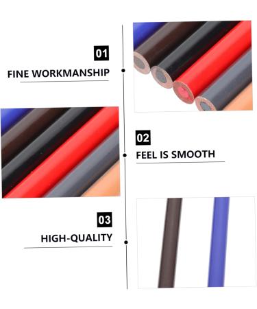  Beatifufu 6 Pieces Set Lip Pencil Eyebrow Pencil Eyebrow Pen Thin Eyebrow Pencil Cord Makeup Pencil Eyebrow Eyebrow Filling Wooden Pattern - Buy Online on GoSupps.com