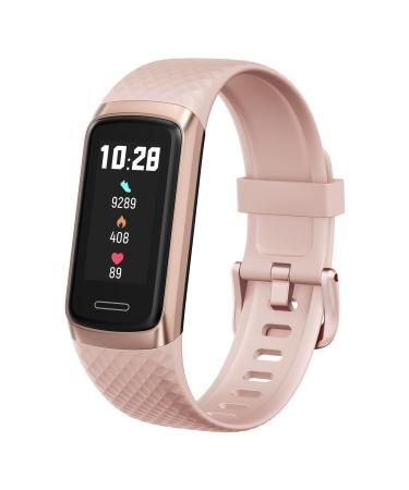 Toobur fitness tracker activity tracker with pulse knife sleeping tracker 14 Sportmodi sports watch IP68 Waterproof pedometer bracelet compatible android iOS fitness watch for women pink
