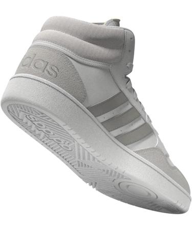 Buy adidas Men's Hoops 3.0 Mid Lifestyle Basketball Sneakers - Classic Vintage Style Size 43 1/3 EU Ftwr White/Metal Grey - Buy Online on GoSupps.com
