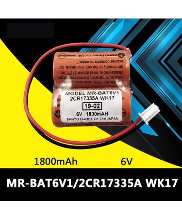 Buy EVA 10-Pack 2CR17335A WK17 6V 1800mAh Battery - SANYO MR-BAT6V1 Compatible for M80 Driver MR-J4 Servo System - International Shipping Available - Buy Online on GoSupps.com