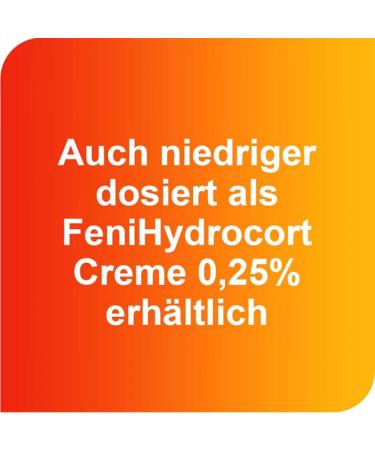 Fenihydrocort Cream 0.5% - Relief for Skin Infections | Hydrocortisone 5 mg/g | Itching Swelling & Redness Relief | 15g Pack - International Shipping - Buy Online on GoSupps.com
