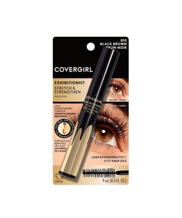 COVERGIRL Exhibitionist Stretch & Strengthen Mascara, Black Brown Stretch & Strengthen Mascara Black Brown 810