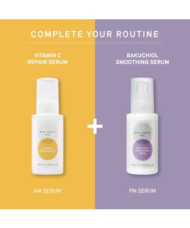 Balance Me Bakuchiol Smoothing Serum - Plant-Based Retinol 30ml | Best Vegan Anti-Aging Serum for Glowing Skin - Buy Online on GoSupps.com