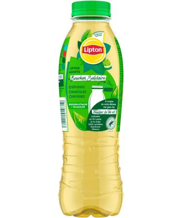 Lipton Ice Tea Ice Green Tea Lime Mint Bottles 12x50CL - Buy Online on GoSupps.com