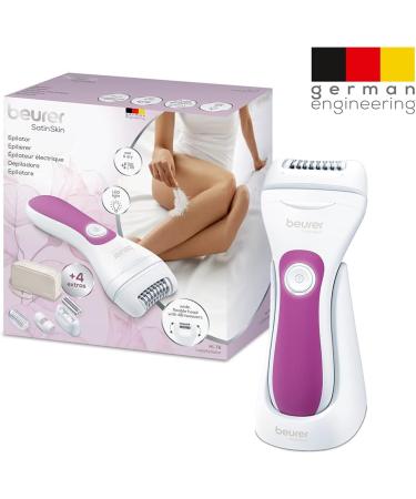 Beurer HL 76 Epilator - 2-in-1 Hair Removal & Shaving Waterproof Design 42 Tweezers Flexible Head LED Light - Shop Internationally - Buy Online on GoSupps.com