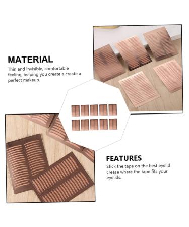 Mipcase 25 Sheets Double Eyelid Sticker Stickers Eyelid Shaping Strips Invisible Eyelid Tape Woman No Trace - Buy Online on GoSupps.com