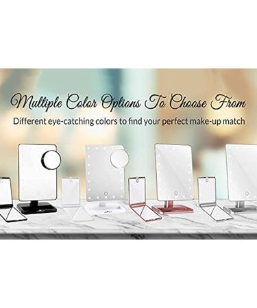 White Impressions Vanity LED Compact Travel Makeup Mirror with Magnifying Glass - Touch XL Bundle with Sensor Switch - Buy Online on GoSupps.com