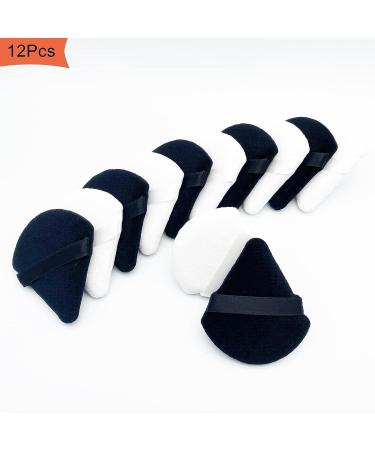 12Pcs Velvety Triangle Powder Puff Set for Flawless Makeup Application - Buy Online on GoSupps.com