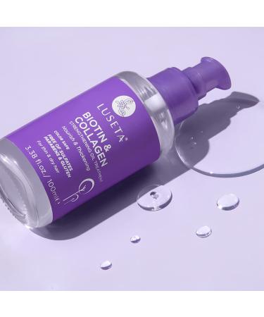 Luseta Biotin Hair Growth Serum - Thickening & Nourishing Oil for Thin, Dry Hair - 3.38 oz - Buy Online on GoSupps.com