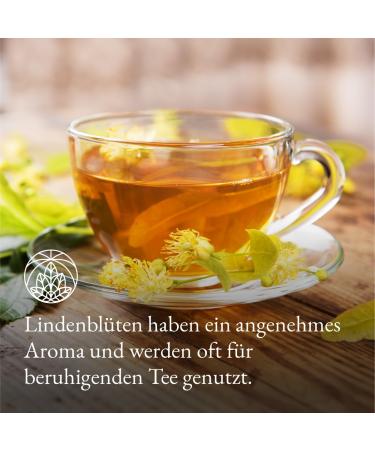 Monte Nativo Linden Flower Tea (200g) - 100% Pure Dried Linden Blossoms - Herbal Tea & Gift Idea - Buy Online on GoSupps.com