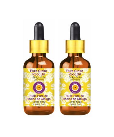 d ve herbes Pure Golden Jojoba Oil (Simmondsia chinensis) with Glass Dropper Cold Pressed (Pack of Two) 100ml X 2 (6.76 oz)