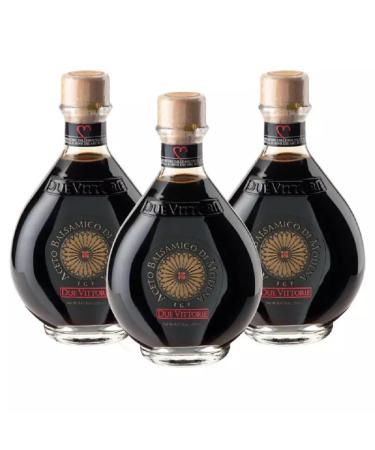 Due Vittorie Trio of Balsamic Vinegar of Modena IGP Due Vittorie Oro 250ml x 3