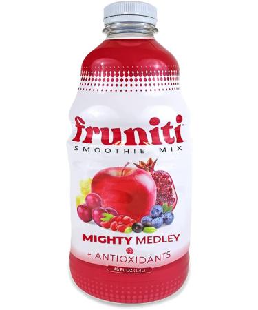 Fruniti Mighty Medley (Antioxidant + SuperFruit) Smoothie Mix - Tumeric, Acai, Goji, Elderberry and Blueberries, Pomegranate, Grape Skin, Apple & Pineapple - Makes Up To 2412 oz. Smoothies Superfruit Smoothie Mix 48 Fl Oz (Pack of 1) - Buy Online on GoSupps.com