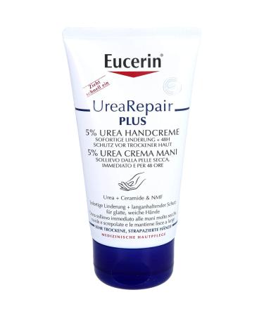 Eucerin UreaRepair Plus Hand Cream 5% - 75 ml | Nourishing Moisturizer for Dry Hands - International Shipping Available - Buy Online on GoSupps.com