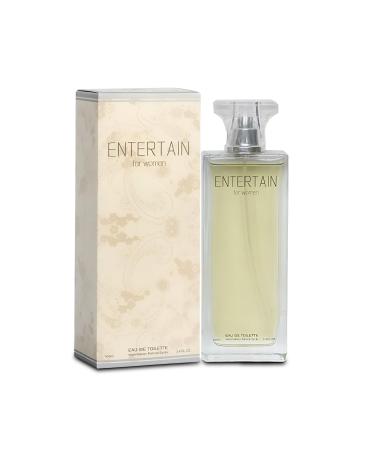 Entertain Women's Eau De Parfum - Sophisticated Floral Scent Long-Lasting Fragrance 3.4 Fl Oz (100 Ml) Entertain women 3.4 Fl Oz (Pack of 2)